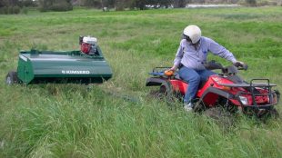 Atv Brush Harvester - Kimseed | Precise and easy seed handling